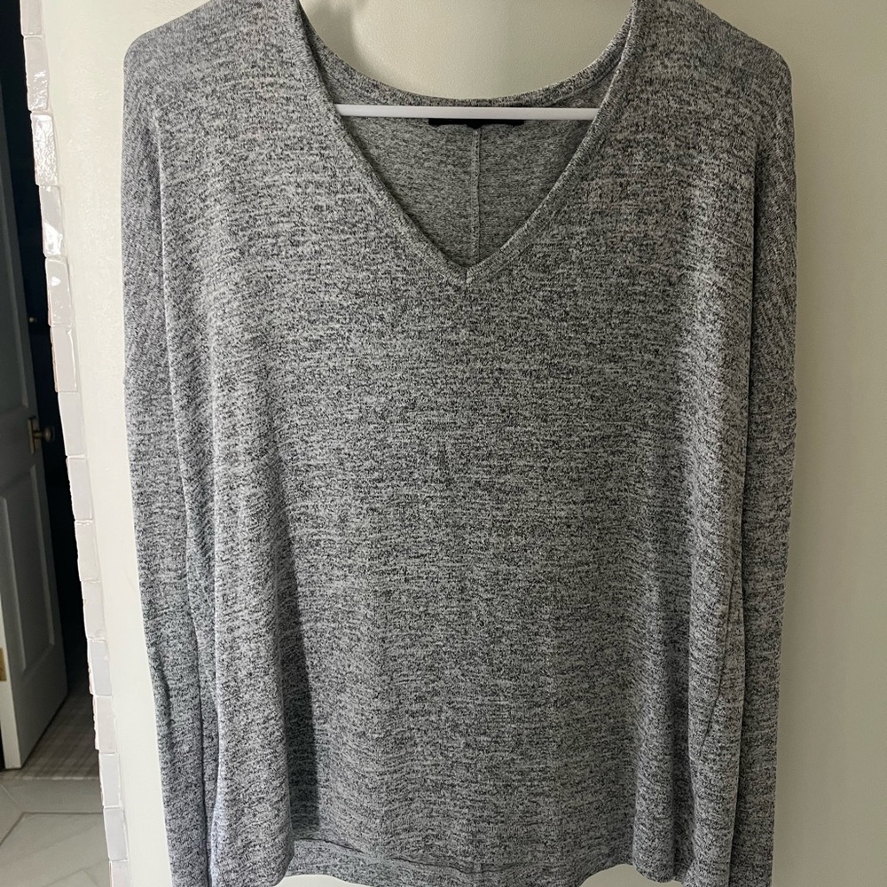 Rag & Bone Gray V-Neck Shirt
